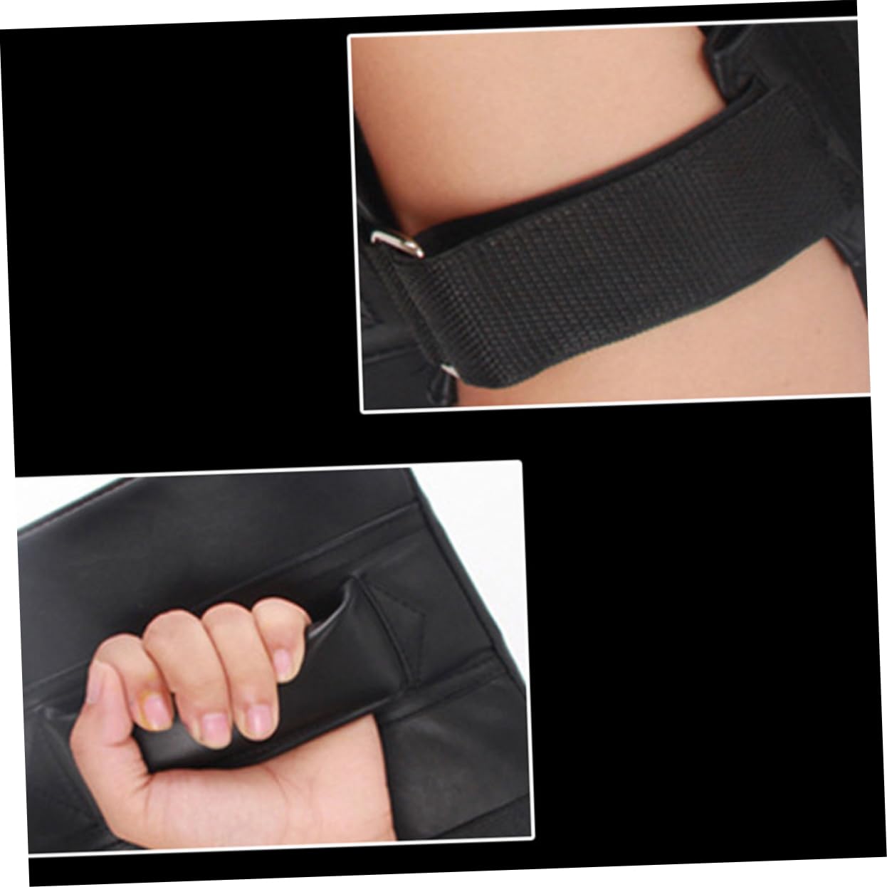BRIGHTFUFU Durable Taekwondo Kick Pad PU Leather Training Gear for Karate Kickboxing Shield Shape Design with Wrist Strap for Martial Arts Practice and Skill Development