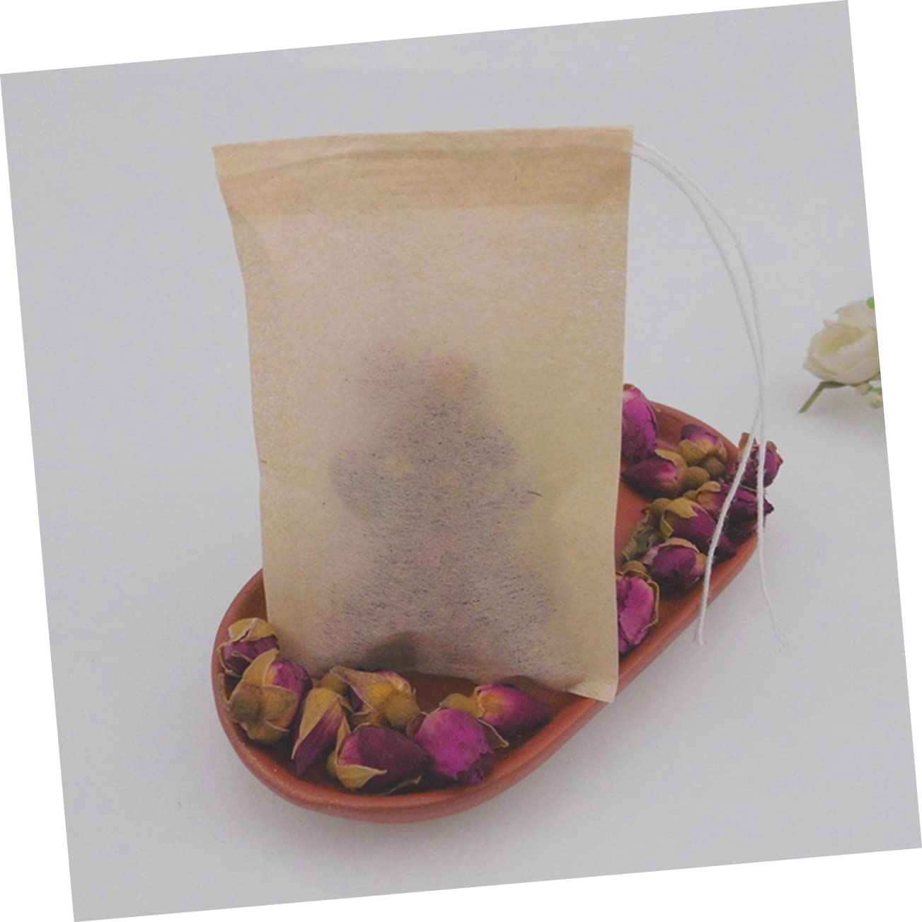 PRETYZOOM 900piezas Bolsas De Té Desechables Cordón Para Infusiones De Café Especias y Hierbas Material Seguro y Ligero Para Uso Diario