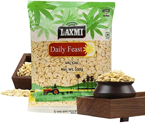 Laxmi Daily Feast Val Dal 500 GM | Vaal | Lima Beans | Balar Dal | Mochai | Kottai Payaru