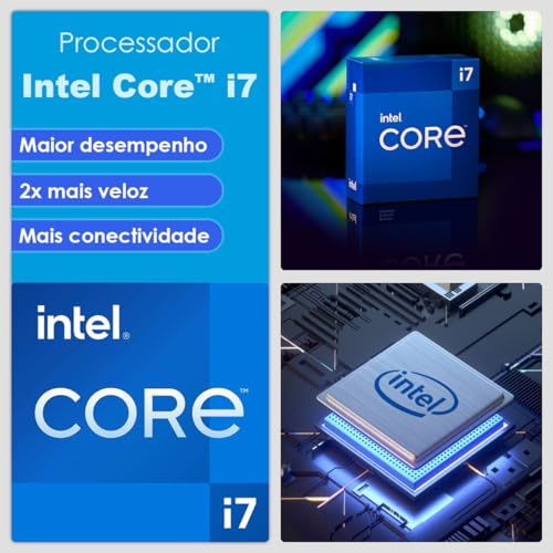 PC Gamer Completo Intel Core i7 16GB SSD 1TB Placa de Vídeo GT 730 2GB Monitor 23' com Kit Gamer - Fonte 400W Real Strong Tech glide