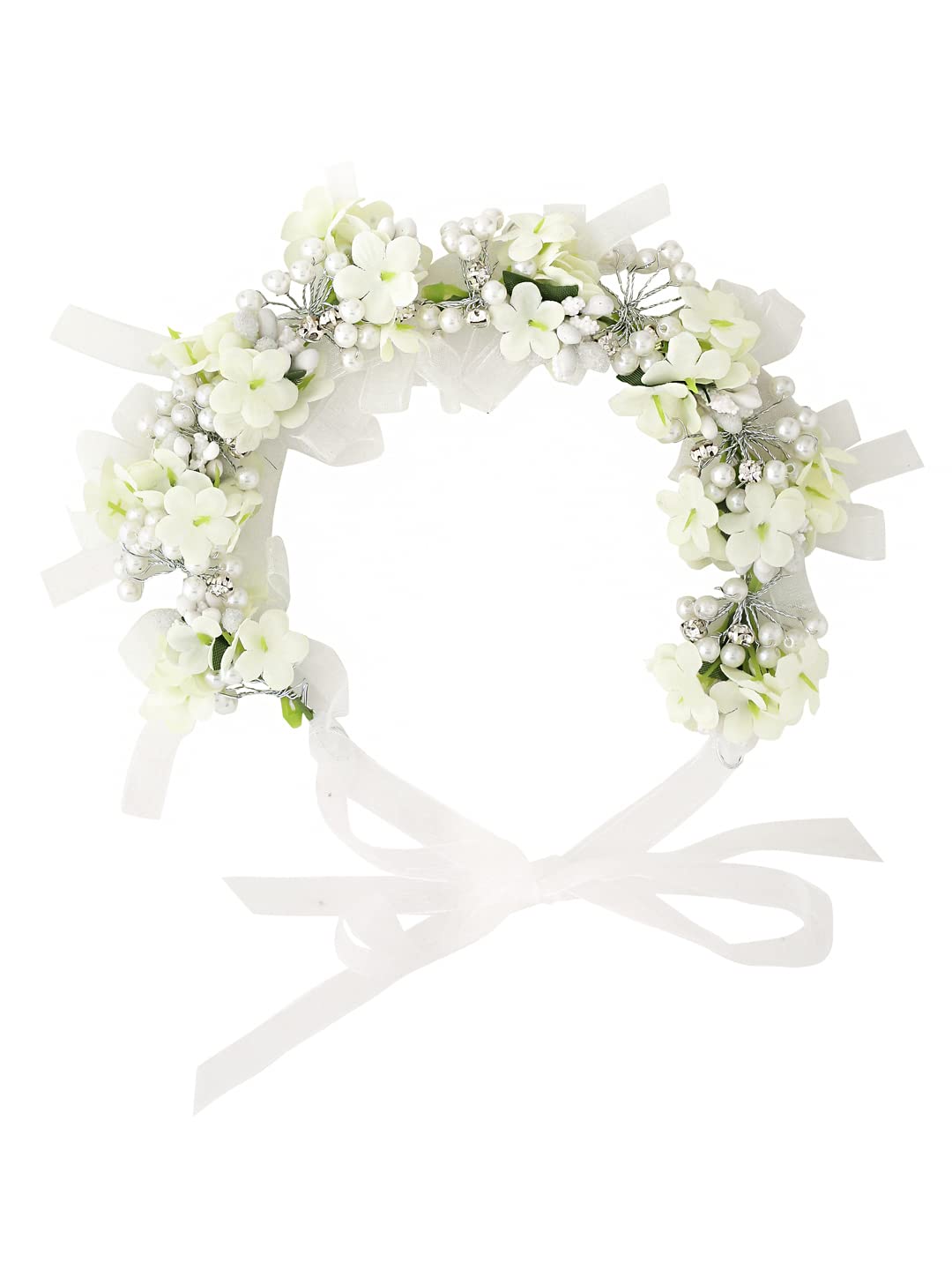 Floral Tiara Hair Vine, Elegant Bridal Headband