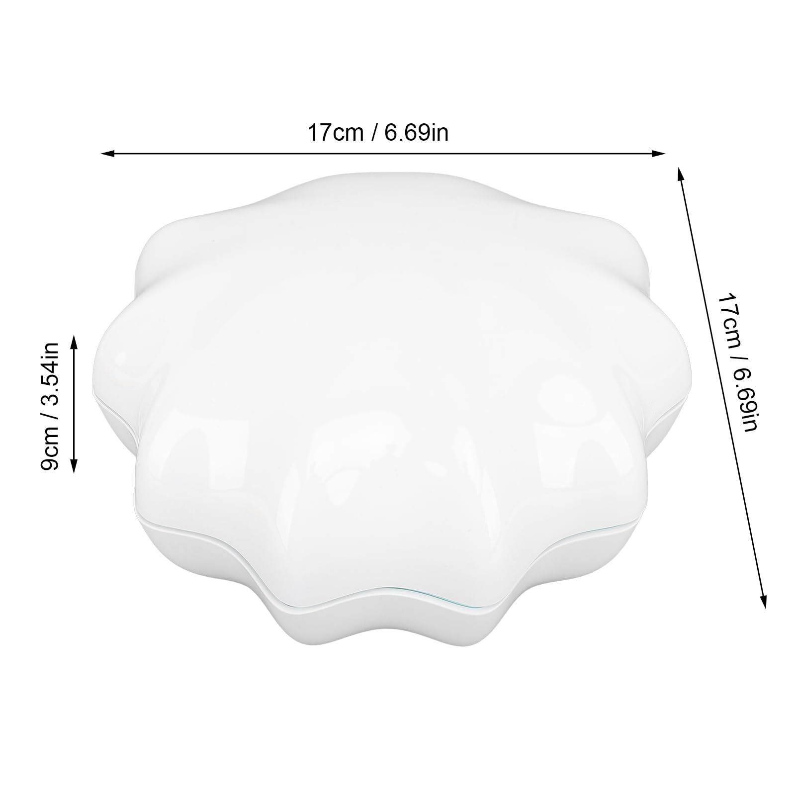 Sxhlseller Haut parleur sans Fil Shell Waves, Porte et léger, Projecteur de vagues océaniques, Design innovant