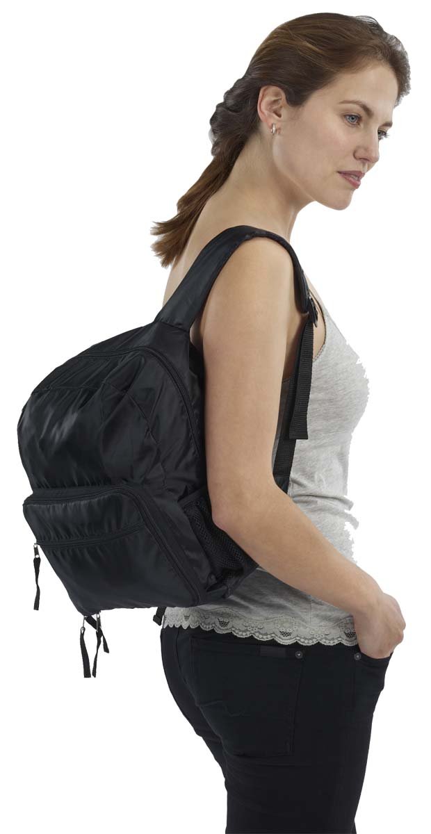 Folding Backpack Black