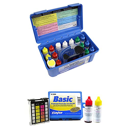 Taylor K2006 Complete Swimming Pool Chlorine Test Kit W/Additional Basic Kit #TOP6