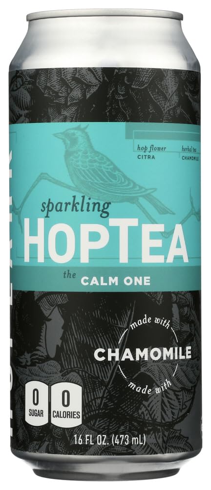 Hoplark The Calm One Sparkling HopTea, 16 Fluid Ounce -- 12 per case.
