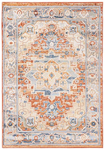 Mazovia Orientalisch - Vintage Teppich - Kurzflor - Weich Teppich für Wohnzimmer, Schlafzimmer...