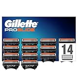 Gillette ProGlide Cuchillas de Recambio Para Maquinilla De Afeitar Para Hombre, Con 5 Hojas Antifricción Para Un Afeitado Apurado Y Duradero, 14 Uds