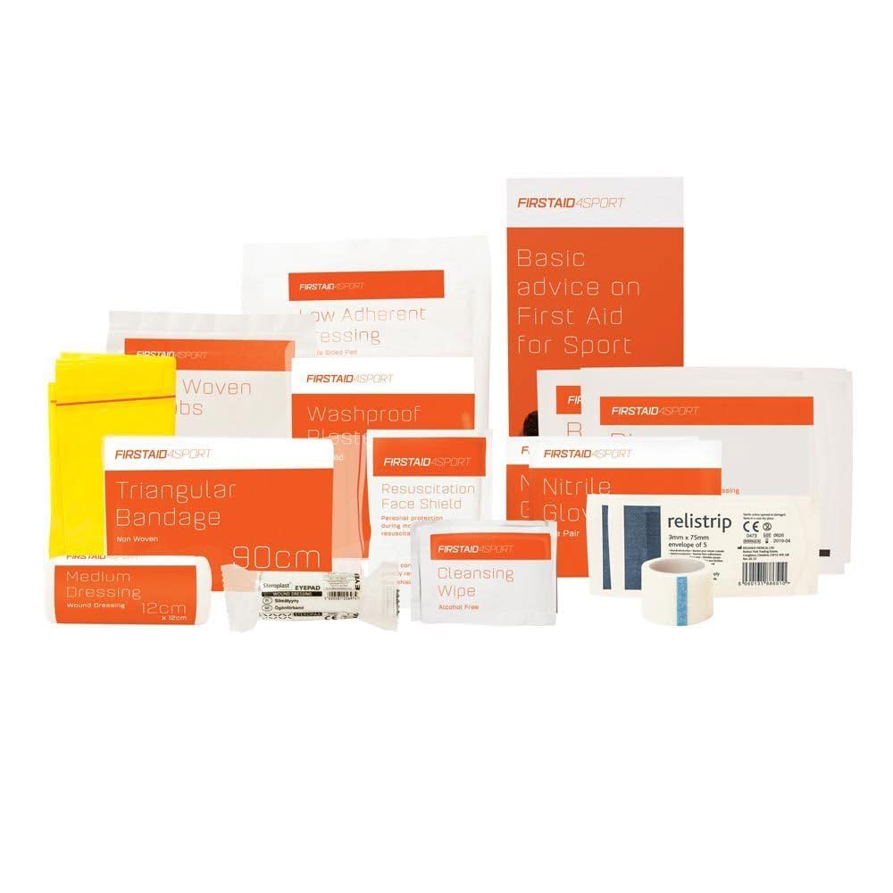 FirstAid4Sport Personal First Aid Refill - Compact Restock for Minor Injuries