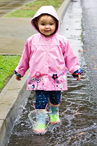 Arshiner ####AM001044_P_100 Girl Baby Kid Waterproof Hooded Coat Jacket Outwear Raincoat Hoodies thumb #1