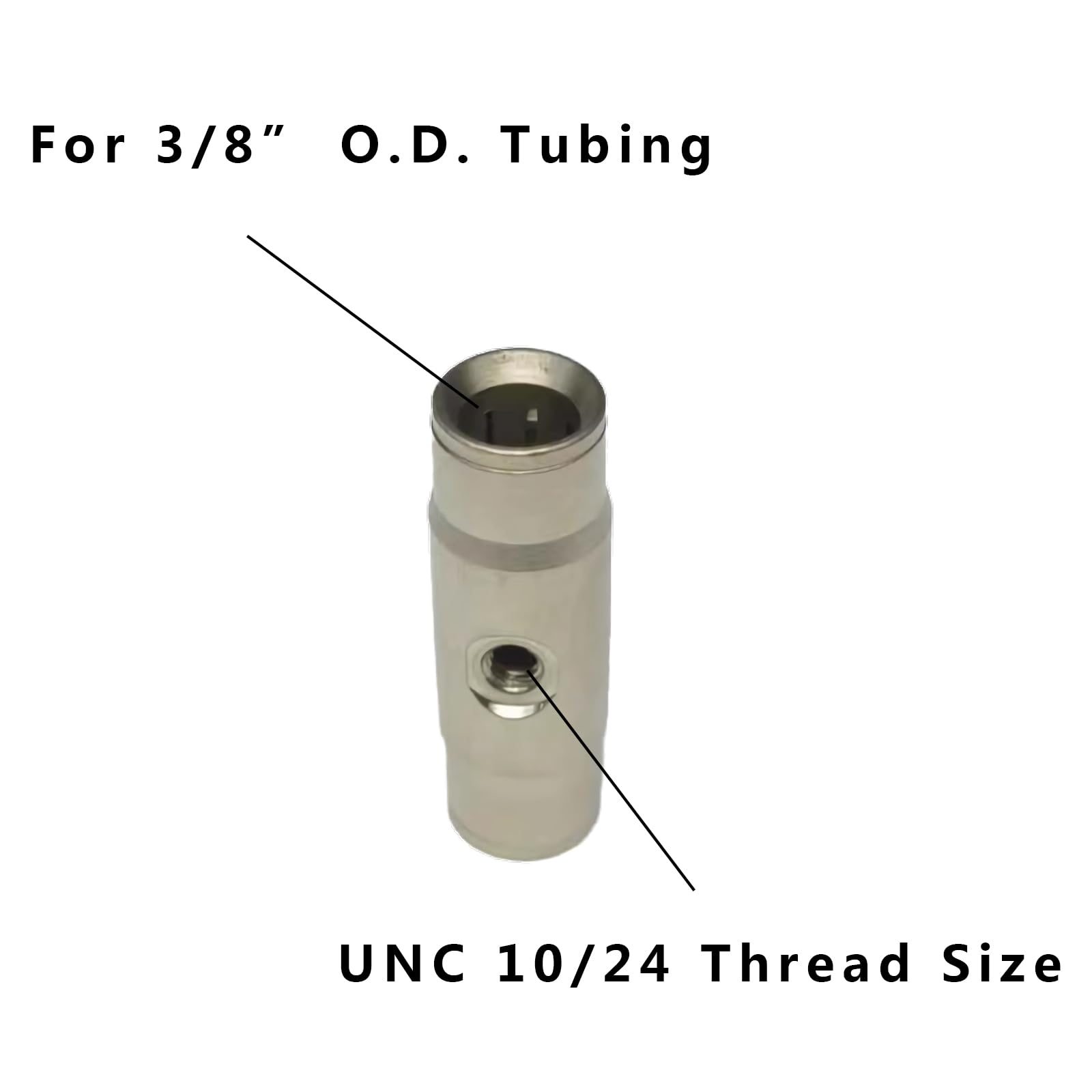Connettori a innesto per sistema di nebulizzazione ad alta pressione, connettori per ugelli nebulizzatori in ottone da 3/8", raccordi a innesto rapido per ugelli nebulizzatori filettati da 3/16", 5