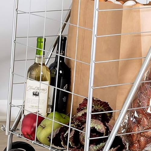 Image of Foldable Shopping Trolley with Wheels (MOQ :- 2 Pc)
