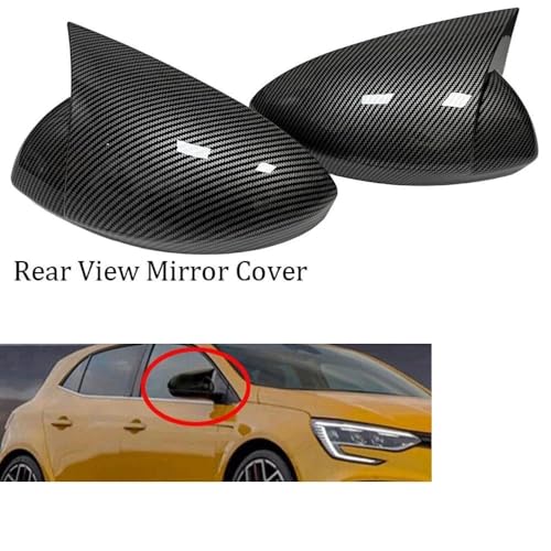 Coques de rétroviseur Megane 4 carbone pour masquer rayures et chocs - 2