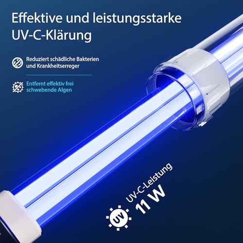 Image of SUN Grech CPF-2500 Pond Bio Pressure Filter UVC 13-watt Up to 1600 Gallons | EASY POND MAINTENANCE