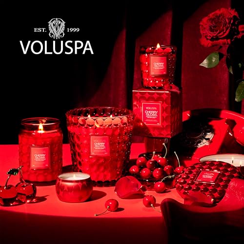 Image of VOLUSPA Cherry Gloss 18 oz Scented Coconut Wax Candle for Home Fragrance