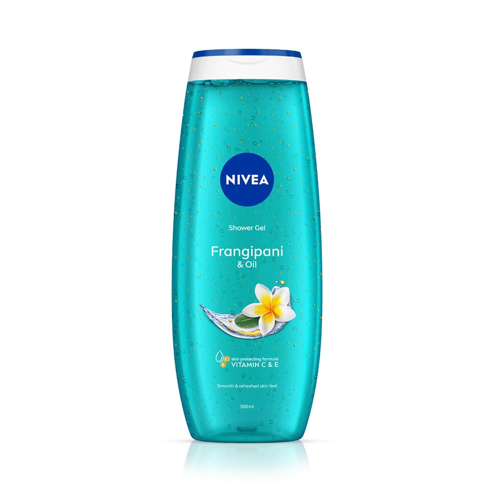 NIVEA Frangipani and oil 500ml Body Wash| Shower Gel with Frangipani and Care Oil | Pure Glycerin for Instant Soft & Summer Fresh Skin|Microplastic Free |Clean, Healthy & Moisturized Skin-image-21