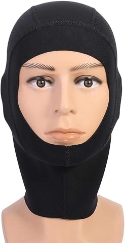 Keenso Capuchas de Buceo Elástico, Gorra de Buceo de Neopreno de 1 mm / 3 mm(mm)
