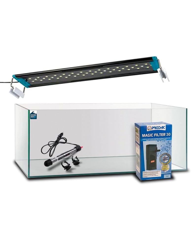 Acuario URNA Cristal SIN Marco 20 L. Kit Completo (P.30)