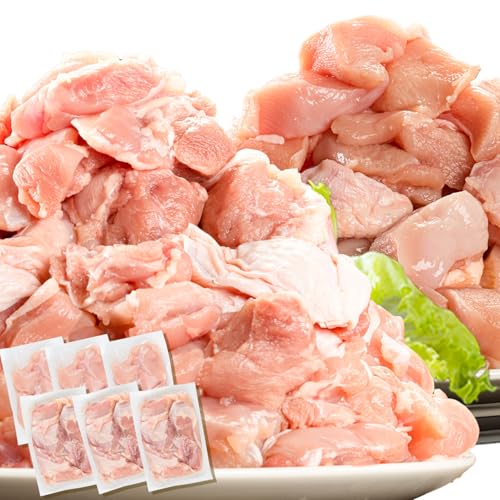 もも肉むね肉ハーフセット カット済 小分け 鶏肉 みまとっと [30日以内に出荷予定(土日祝除く)] 大容量 家族用 ファミリーパック 肉 鶏 とりにく 若鶏 からあげ 冷凍 胸肉 モモ肉 むね肉 むね もも まるほ食品 徳島