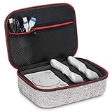 Keten Case for Playstation Classic Hard Travel Carrying Shell Pouch with Larger Storage Space for Sony PS Mini Console Edition-2018, Two Controllers and Other Accessories(Grey)