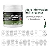 GreenPet Vitamin B Komplex Hund 120 Tabs – Liefert wichtige B Vitamine für Hunde (B1, B2, B3, B5, B6, B9 & B12), Vitamintabletten mit Folsäure, bis zu 4 Monate