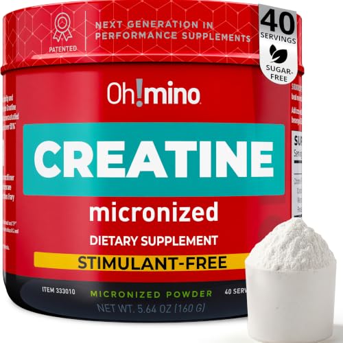 Ohmino Creatine Monohydrate & HCl Complex Powder Lemon-Lime 40 Servings