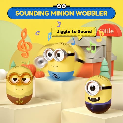 Minions EC360112 Blind Box Figures Toys, Musical Wobbler Toys, Cute Tumbler Wobbler Toys To All Ages, Action Figures Tumbler Toys thumb #2