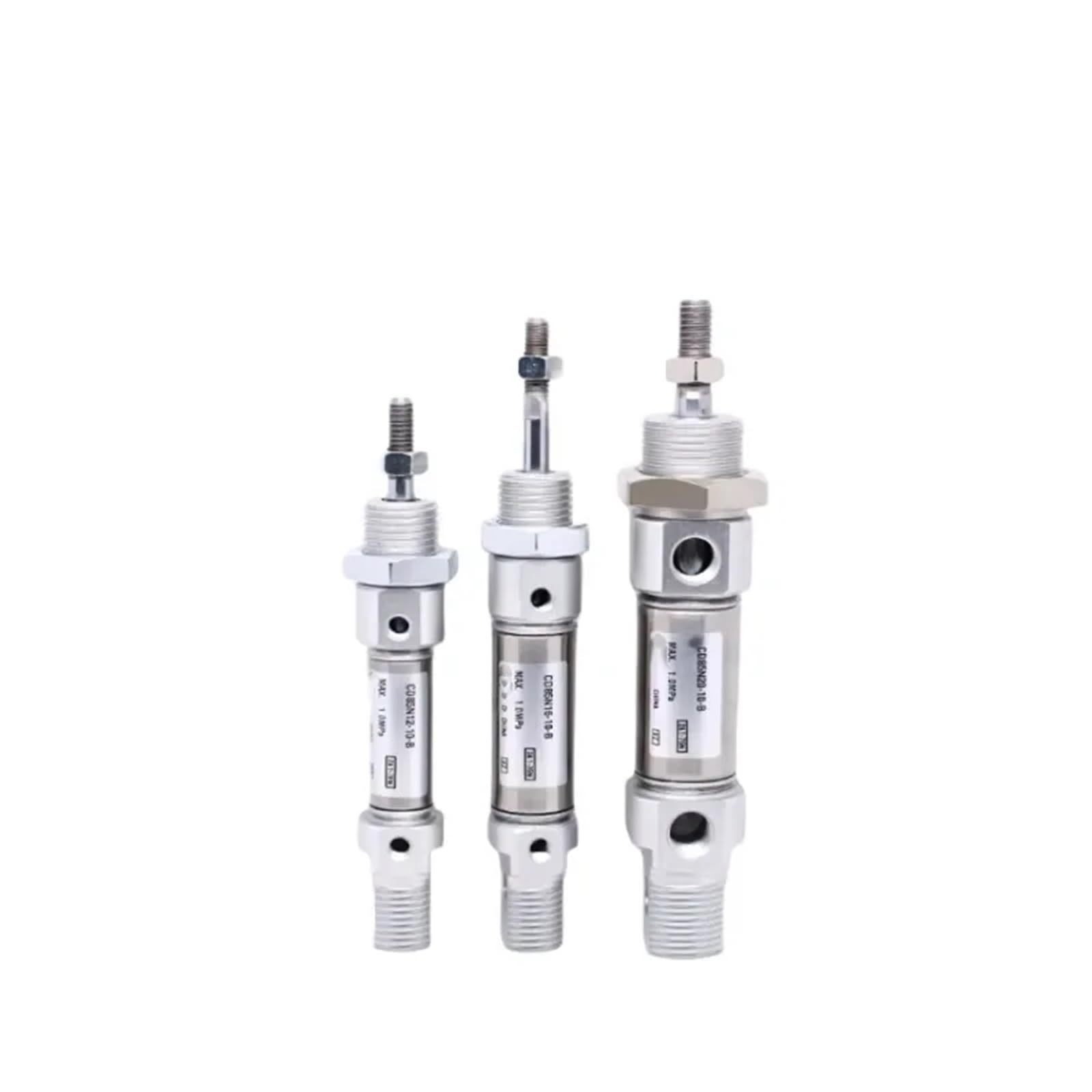 ISO C85 Pneumatikzylinder Standard-Zylinder Einschaft-Doppelwirk-Pneumatikzylinder CD85N Bohrung 8 10 12 16 20 25 mm Hub 10-200 mm (CD85N10,10mm Stroke)