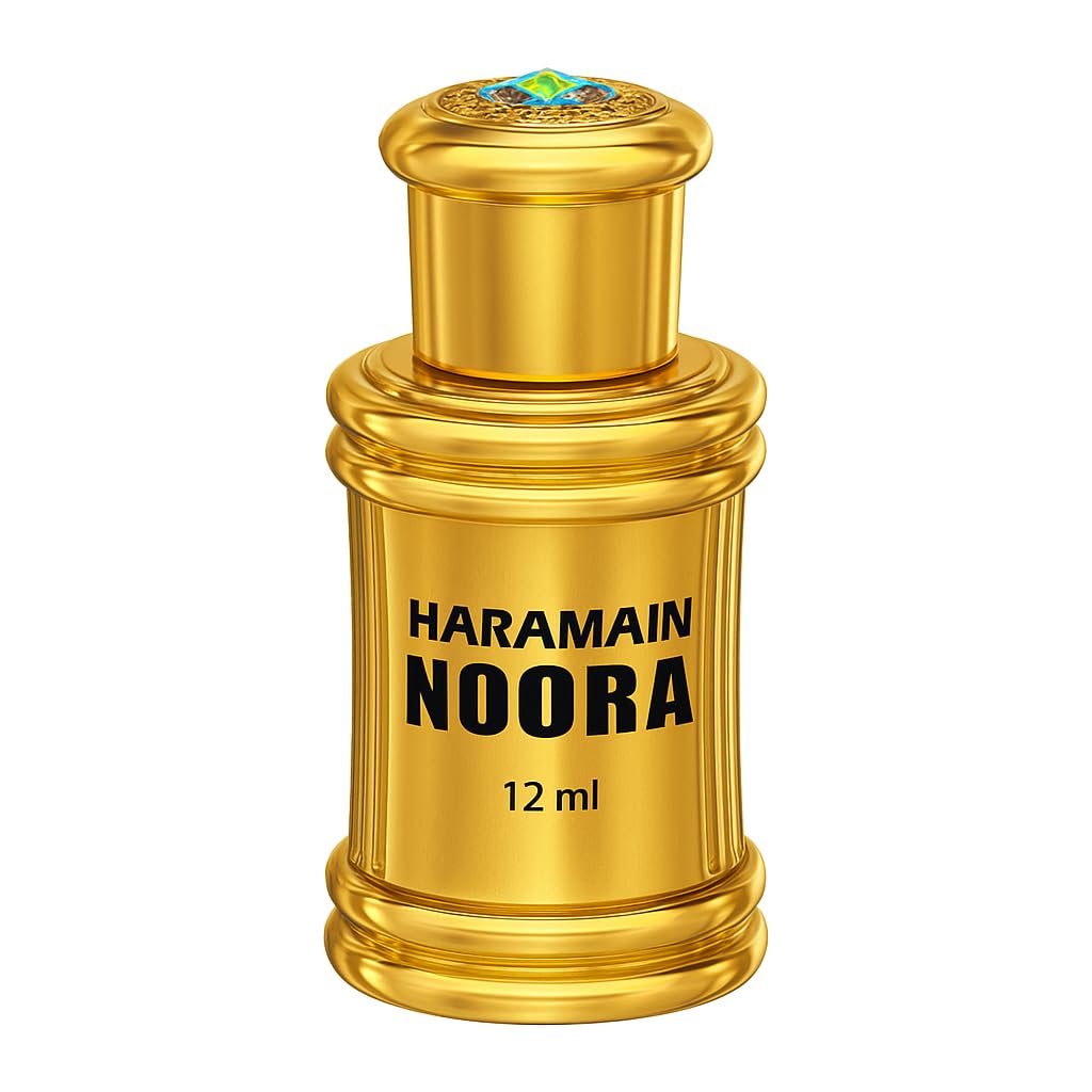 Al Haramain Noora 12ml Attar Oil | Luxurious Arabian Perfume Oil | Long-Lasting Pure Fragrance | Exotic Middle Eastern Scent for Men & Women | Gift for Special Occasions
