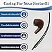 Savinelli Churchwarden Collection Brown Finish - Extra Long Handmade Italian Wood Briar Pipe, Vintage Design, Rusticated Finish, 3mm (Brown 601)
