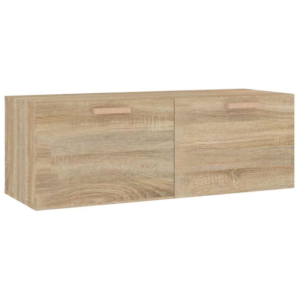 Szafka ścienna dąb Sonoma 100 x 36,5 x 35 cm materiał