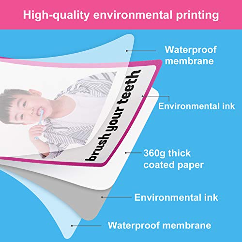 image for Richardy 45PCS/Set Daily Routines Kids Gifts English Flash Cards Pocke