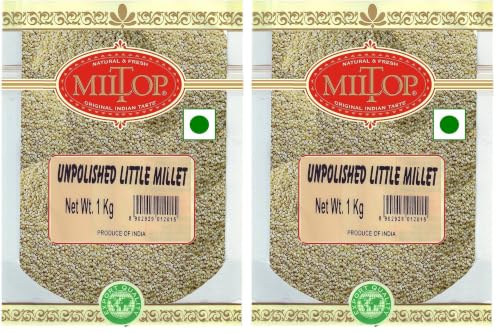 Image of Miltop Unpolished Little Millet 1 kg (Pack of 2)