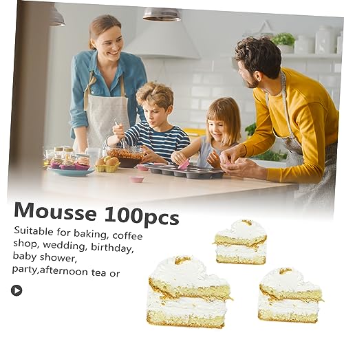 TOYANDONA 200 Peças Borda De Mousse Para Assar Bolo De Chocolate Ferramenta De Papel De Embrulho De