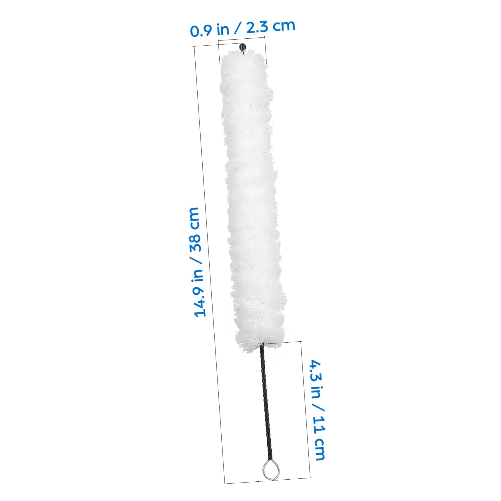 BESPORTBLE Flute Cleaning Brush Set Cotton Brush Head Professional Flute Cleaner Must-have Music Instrument Accessory