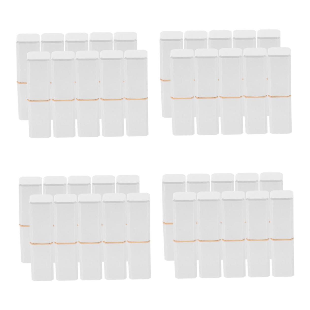 PACKOVE Tubo De Labial Rellenable Envases Vacíos Para Gloss Labial Capacidad Para Diy Y Maquillaje De Niñas 10 Piezas*4