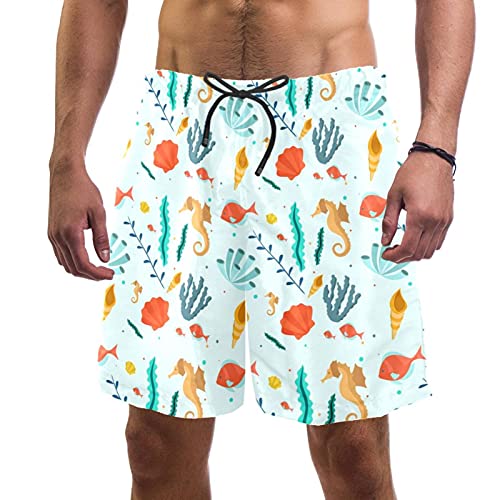 Short de bain pour homme anti frottement avec sa doublure en maille S