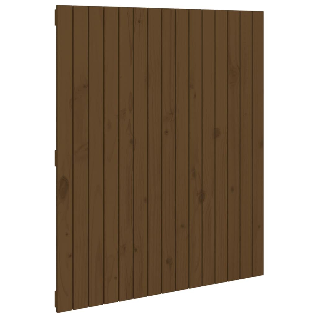 824936 Testiera da Parete Ambra 95,5x3x110cm in Legno Massello di Pino Testata in Legno,Testata Letto Matrimoniale Muebles Dormitorio Spalliera Letto Testiere per Letto Matrimoniale