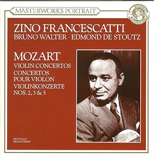 Mozart: Violin Concertos; Fran [Audio CD] MOZART,WOLFGANG AMADEUS