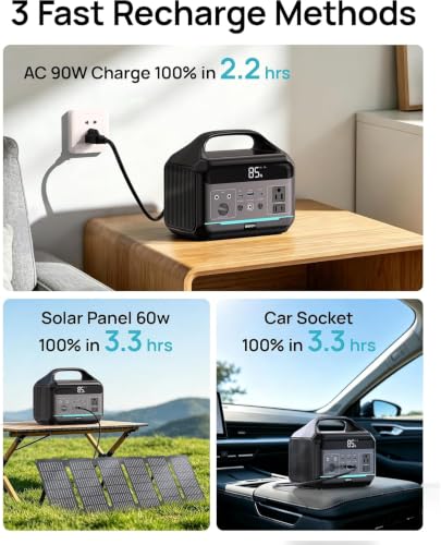 DARAN 300W 192Wh LiFePO4 Portable Power Station - image 5
