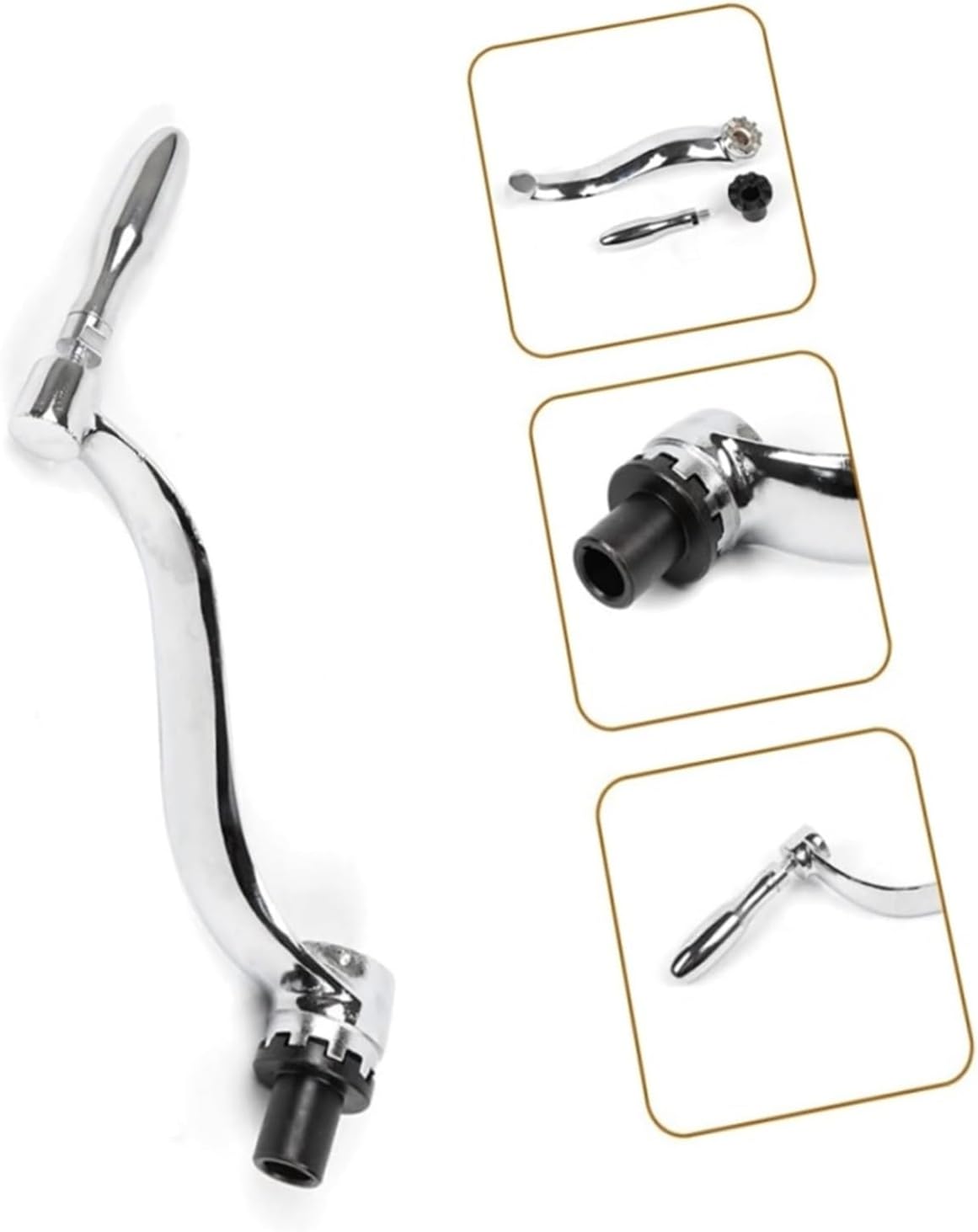 Bridgeport Series Mills Crank 9 Teeth Elevating Knee Crank Handle Assembly with Clutch Stainless Steel Milling Machine Part