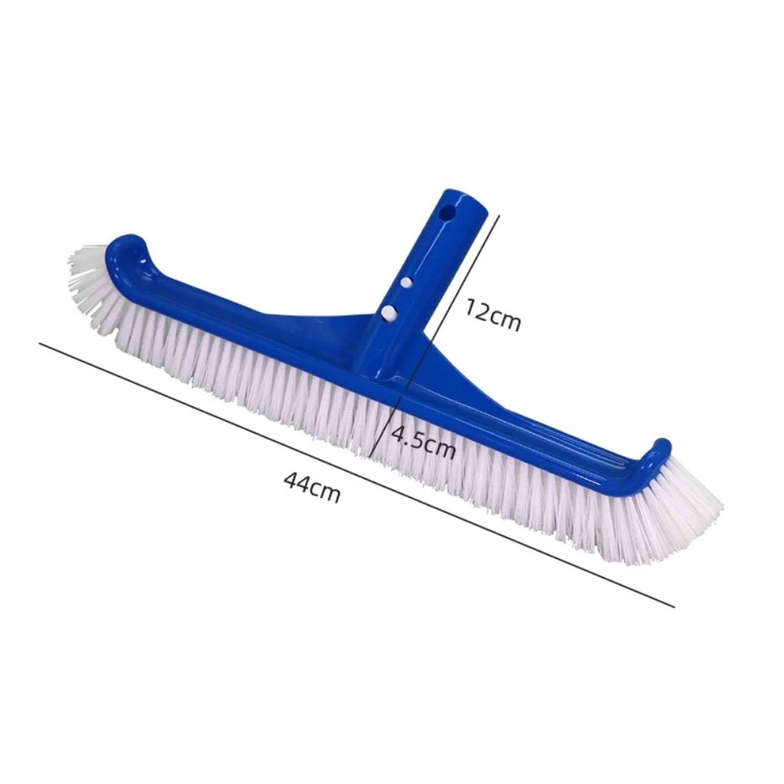 Cepillo De Piscina Depurador de plástico con Cepillo for Piscina Cabezal Goma 17 Pulgadas