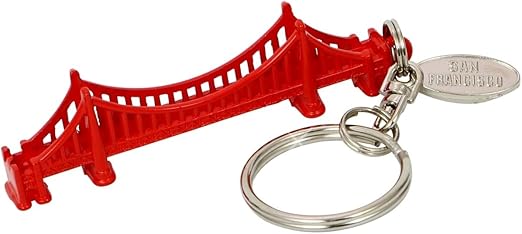 NS (7 5/18) San Francisco Golden Gate Bridge 3D Key Chain with Tag 59382
