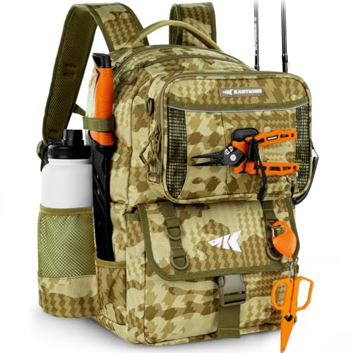 KastKing BaitSpace 50L Fishing Tackle Backpack with Removable Bai...