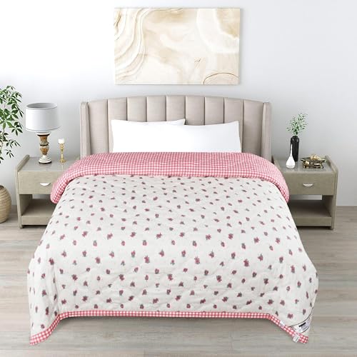 Image of DECORUM Reversible AC Comforter /Blanket /Quilt /Duvets /ultrasonic for All Season Double Bed (90X90 inch)