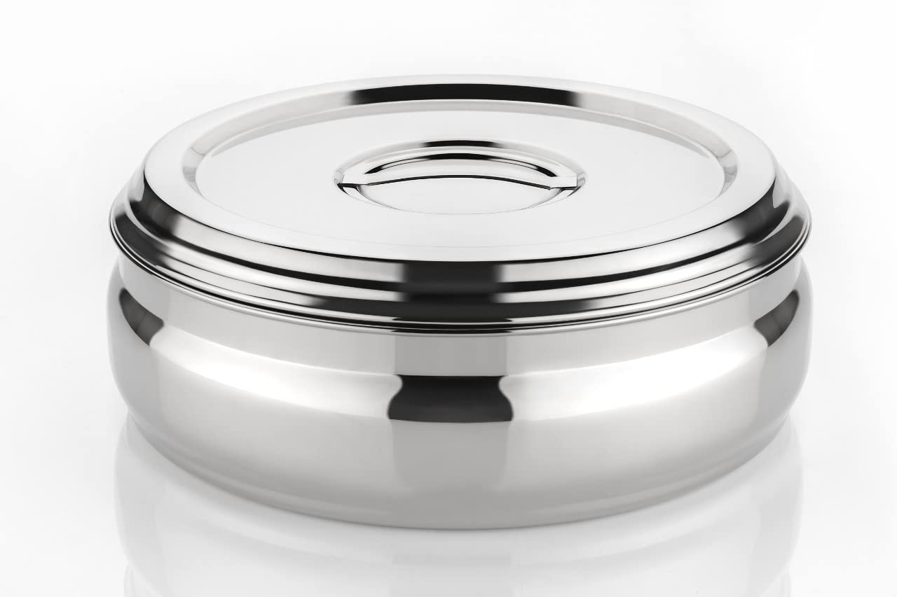 KRISHNA ENTERPRISE Stainless Steel Mirch Masala (Spice) Box/Dabba/Organiser with Lid and 7 Containers