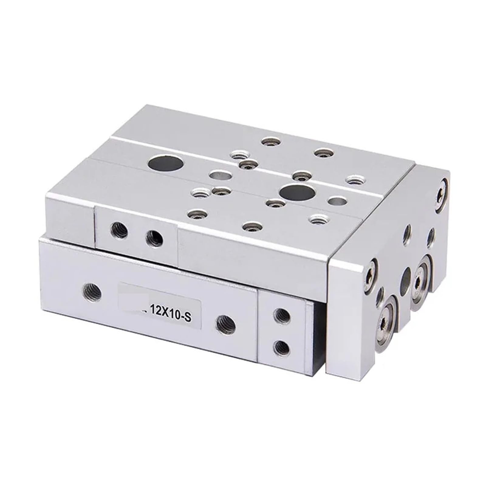 Pneumatische Linearführung Präzisions-Schiebetisch-Zylinder Bohrung 6-25 mm Hub 10/20/30/40/50/75/100S Luftzylinder Mit schneller Reaktion und flexibler Steuerung(25mm,Stroke 30-Smm)