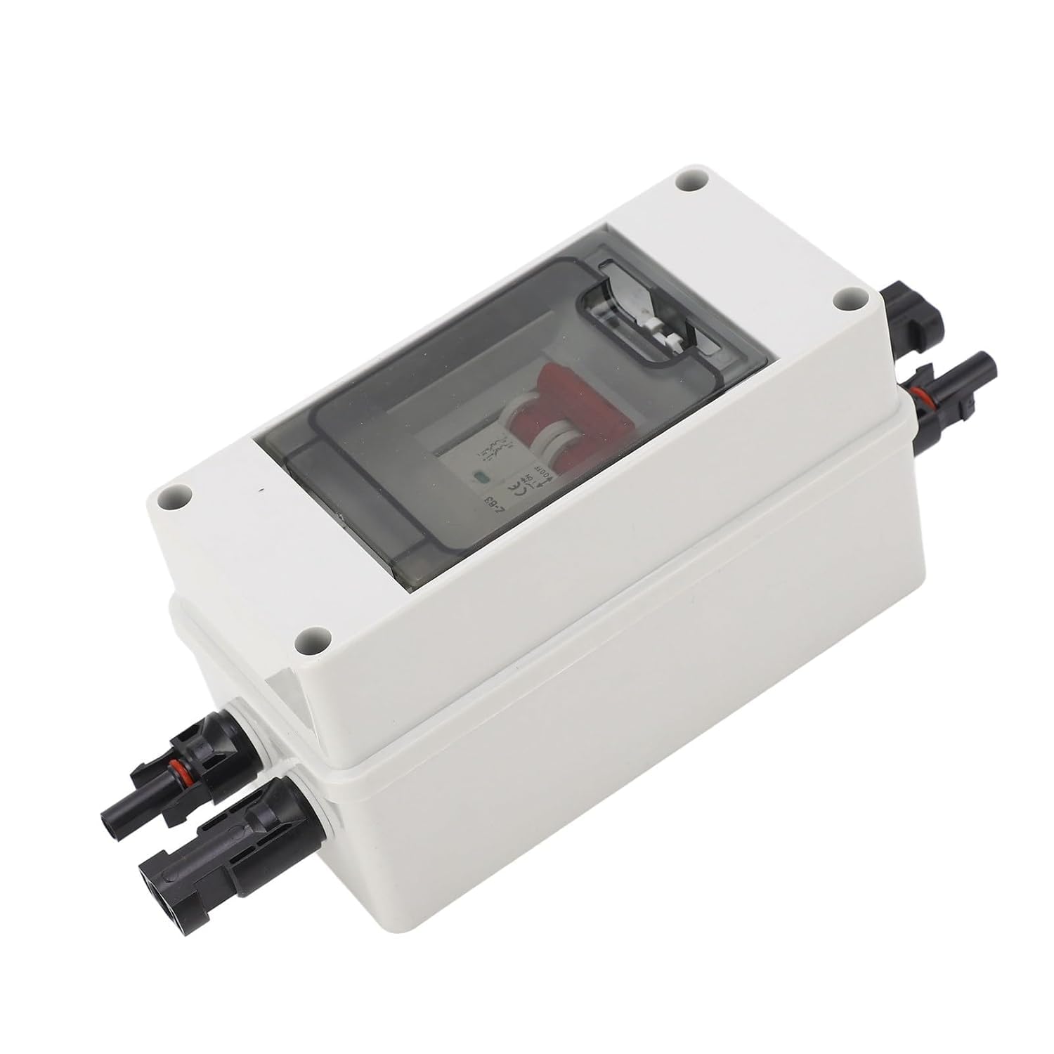 Interruptor de Desconexión Solar de CC Interruptor de Aislamiento Fotovoltaico con Caja de Distribución a Prueba de Agua IP65 Desconector de 500V CC PV (16A)