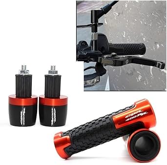 for CBR400RR Nc29 Nc23 CBR 400 RR CBR400 Motorcycle 78'' 22mm Handlebar Hand Grips Handle Bar End Cap Grip