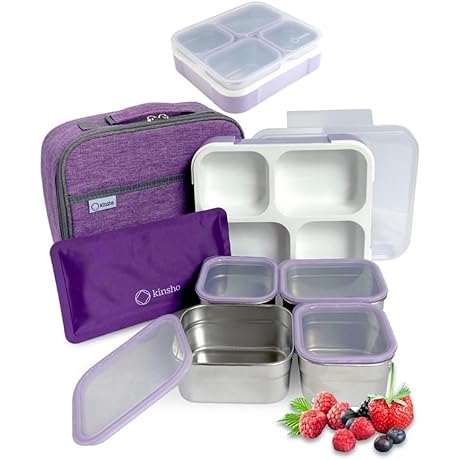 kinsho bento box - 36oz Stainless Steel Insulated Adult Lunch Box