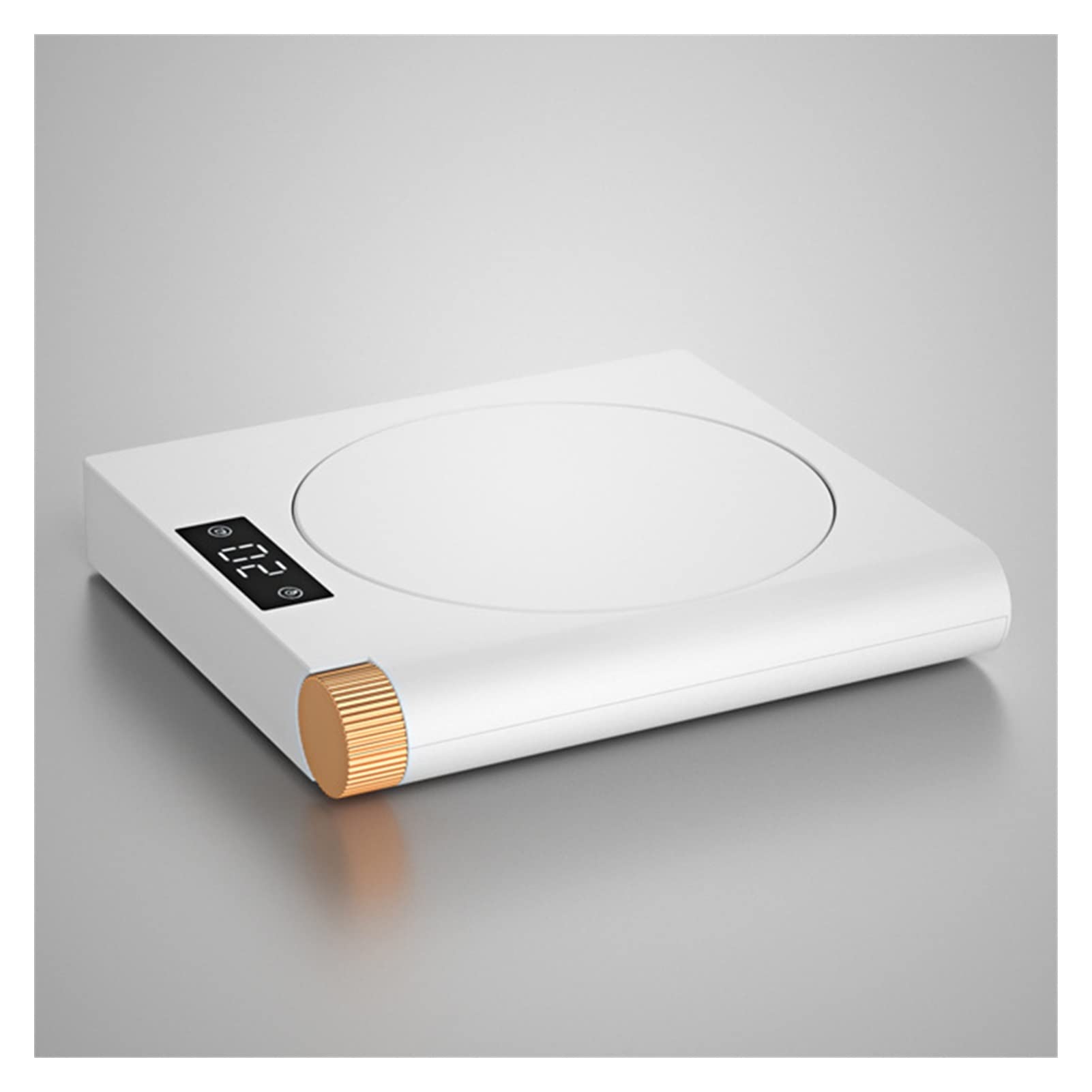Scalda caffè scaldatazze USB Piastra Boccale riscaldatore Caldo tè Le Riscaldamento Coaster termostato 5 Gear riscaldatore Piattaforma di caffè Latte tè Caldo Elettrico (Color : White)